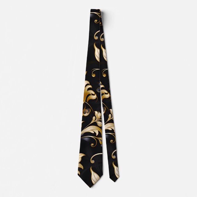 A Wedding Floral Series Design 4 Tie (Front)