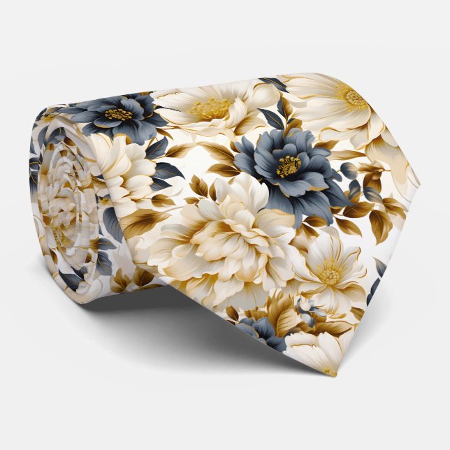 A Wedding Floral Series Design 5 Tie (Rolled)