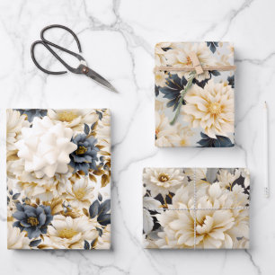 A Wedding Floral Series Design 5 Wrapping Paper Sheet