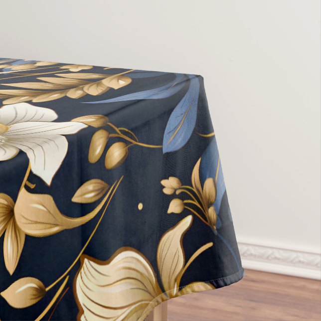 A Wedding Floral Series Design 6 Tablecloth (In Situ)