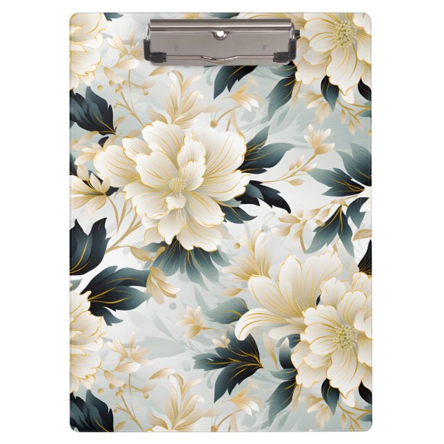 A Wedding Floral Series Design 7 Clipboard (Front)