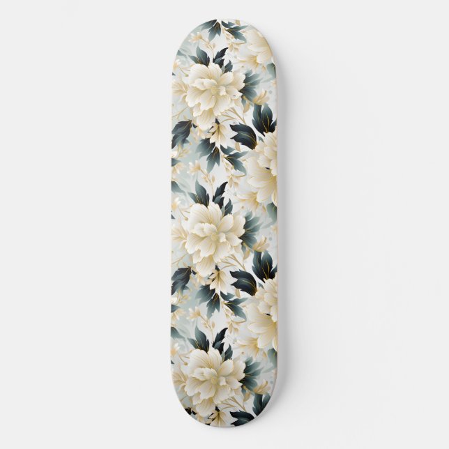 A Wedding Floral Series Design 7 Skateboard (Front)