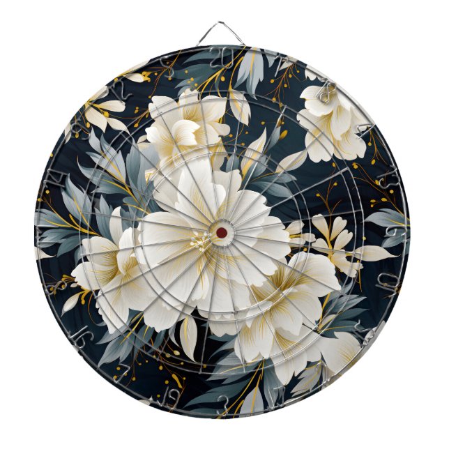 A Wedding Floral Series Design 8 Dartboard (Front)