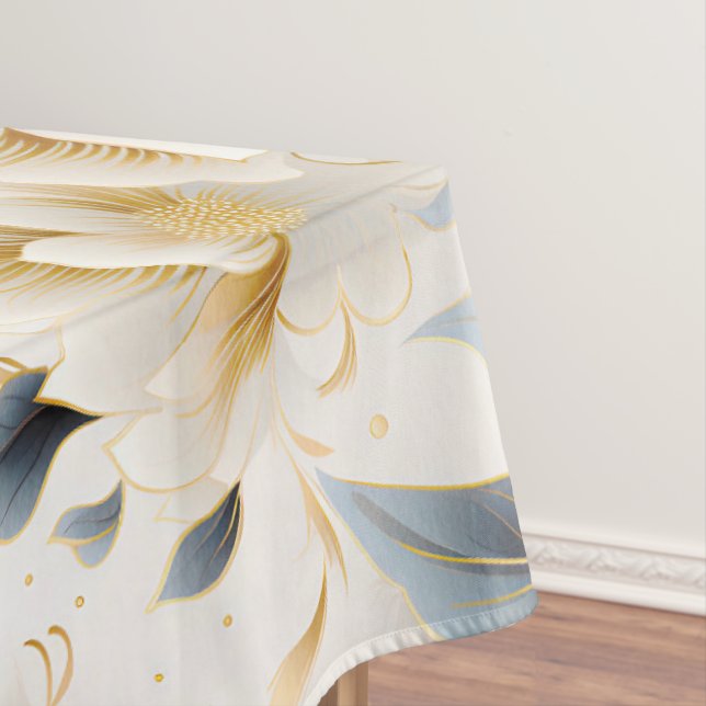 A Wedding Floral Series Design 9 Tablecloth (In Situ)