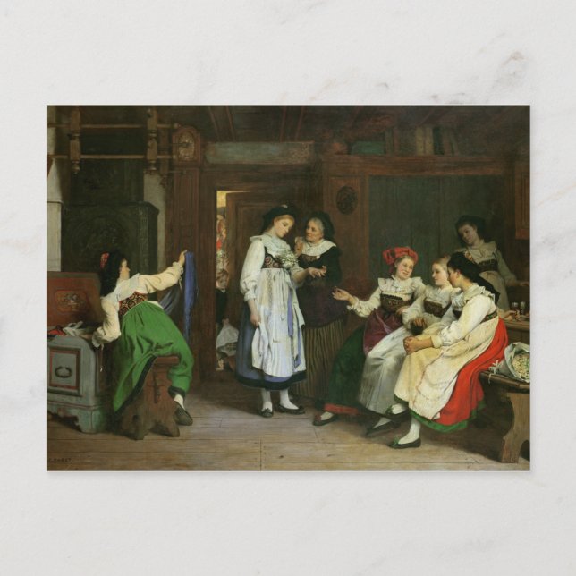 A Wedding in Lower Alsace Postcard (Front)