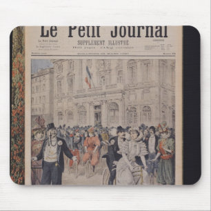 A Wedding on a Bicycle Mouse Mat