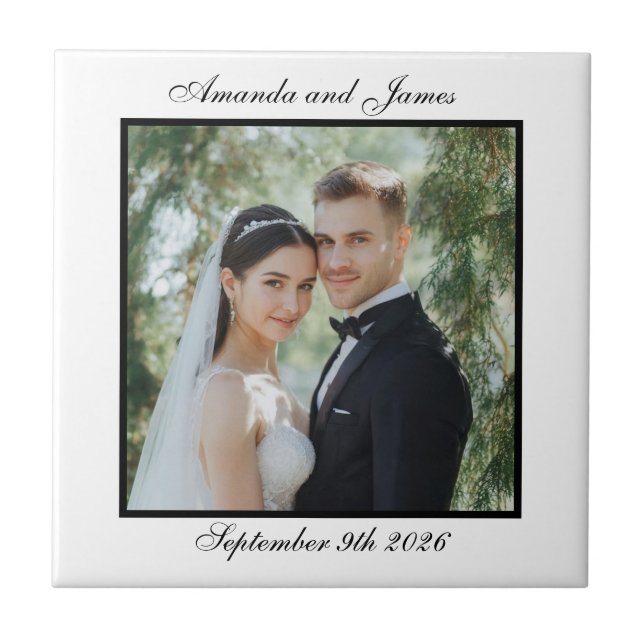 A Wedding To Remember  Tile (Front)