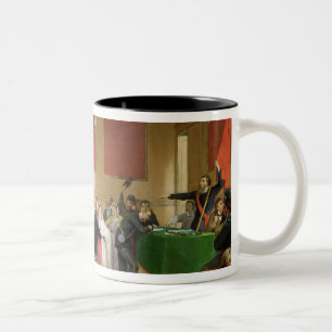 A Wedding under the Commune of Paris of 1871 Two-Tone Coffee Mug