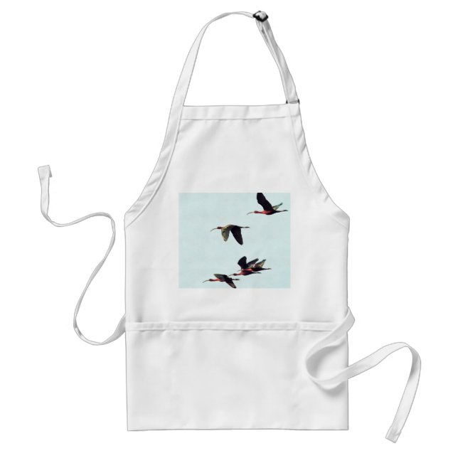 A Wedge of Ibises In Flight Standard Apron (Front)