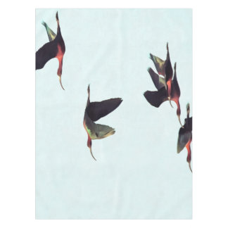 A Wedge of Ibises In Flight Tablecloth