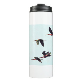 A Wedge of Ibises In Flight Thermal Tumbler