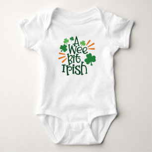 A Wee Bit Irish St. Patrick's Day Baby Bodysuit