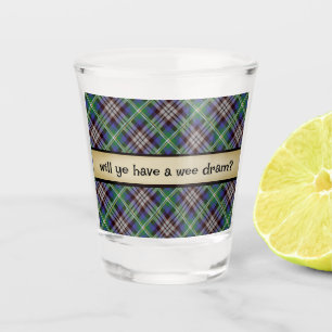 A Wee Dram of Scotch  Shot Glass