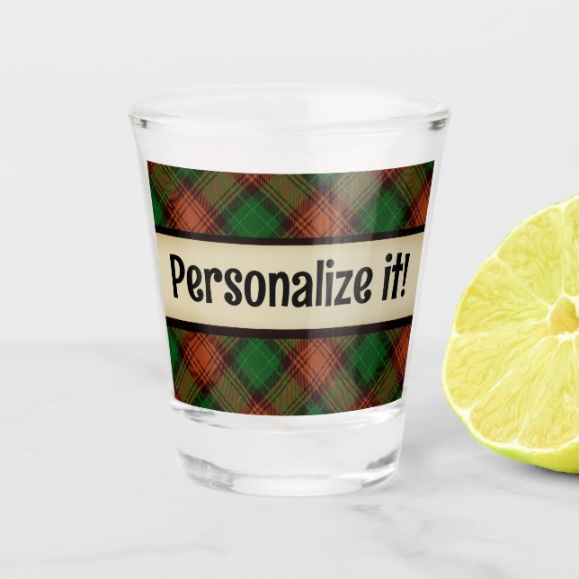A Wee Dram of Scotch  Shot Glass (Front)