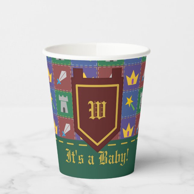 A Wee One's Fantasy Quilt Paper Cup (Left)