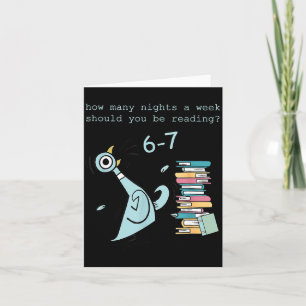 A Week Should You Be Reading 67 Teacher  Card