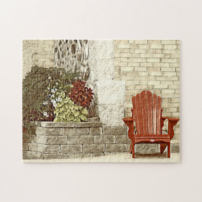 A Welcoming Muskoka Chair - Puzzle (Horizontal)
