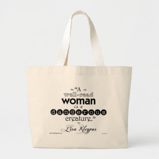 A Well-Read Woman. . .Bag Large Tote Bag