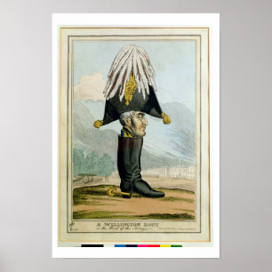 A Wellington Boot - or the Head of the Armye, Poster