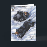 A West Coast Christmas: Bears Holiday Card<br><div class="desc">A couple of friends go toBEARganning down a hill...  aha.</div>