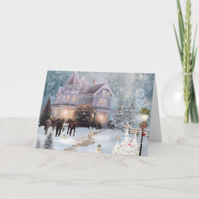 A Western Christmas Holiday Card (Front)