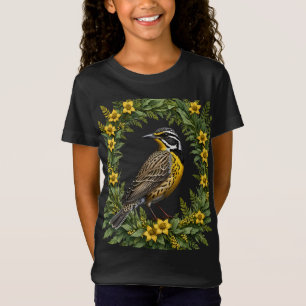 A Western Meadowlark Surrounded By Oregon-Grape T-Shirt