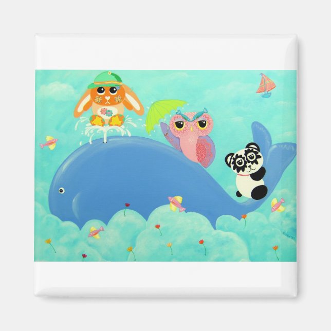 A Whale Of A Time! Magnet (Front)