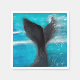 A Whale's Tail Napkin