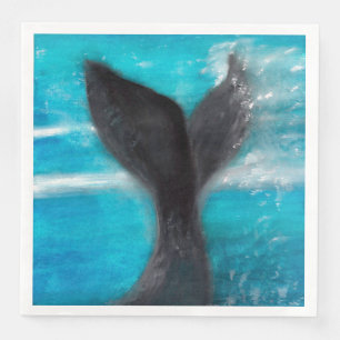 A Whale's Tail   Napkin