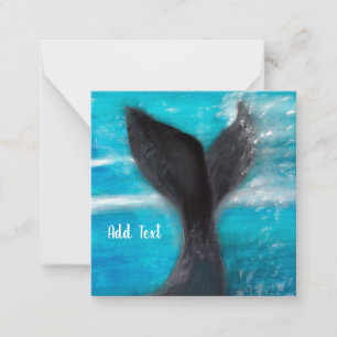 A Whale's Tail Personalised Card