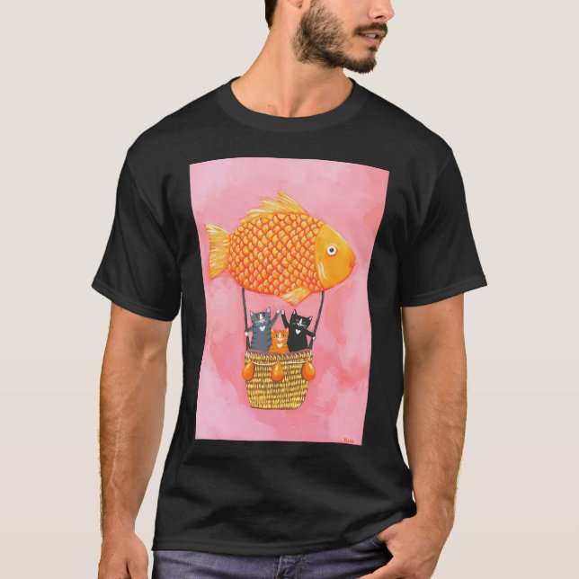 A Whimsical Balloon Ride! T-Shirt (Front)