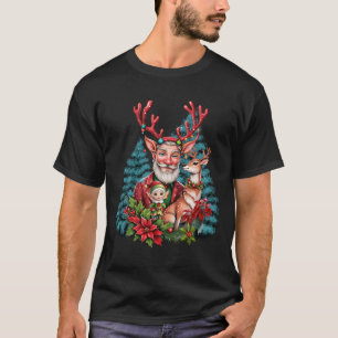 A whimsical Christmas illustration, T-Shirt