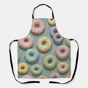 A Whimsical Pastel Donut Dream Apron