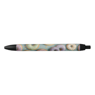 A Whimsical Pastel Donut Dream Black Ink Pen