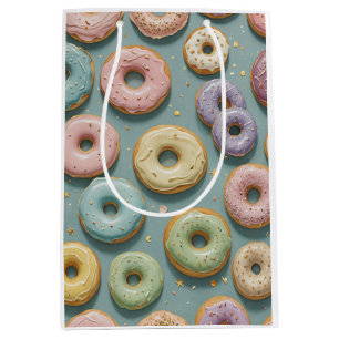 A Whimsical Pastel Donut Dream Medium Gift Bag