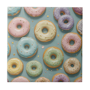 A Whimsical Pastel Donut Dream Tile
