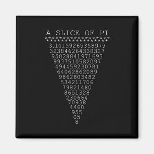 A Whimsical Slice of Pi Magnet