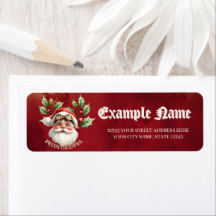 A whimsical steampunk Santa Claus