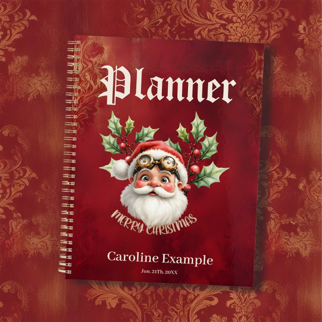 A whimsical steampunk Santa Claus Planner (Creator Uploaded)