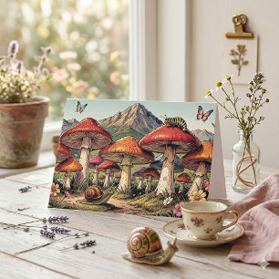 A Whimsical Thinking About You Friendship Card
