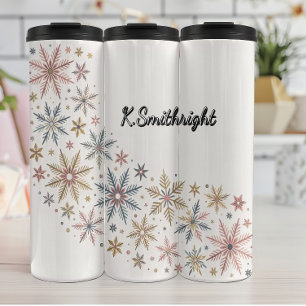 A Whimsical Winter Wonderland Thermal Tumbler