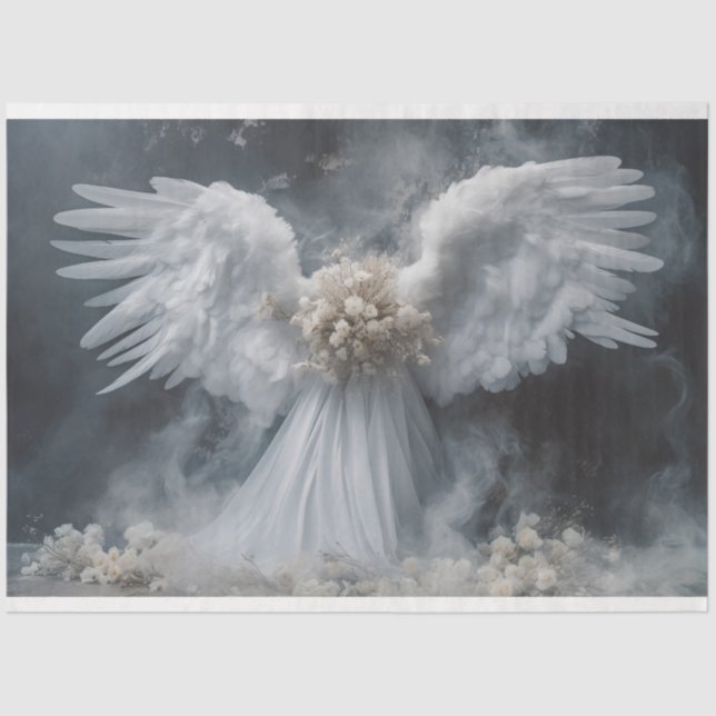 A White Angel Series Design 4 Tissue Paper (Front)