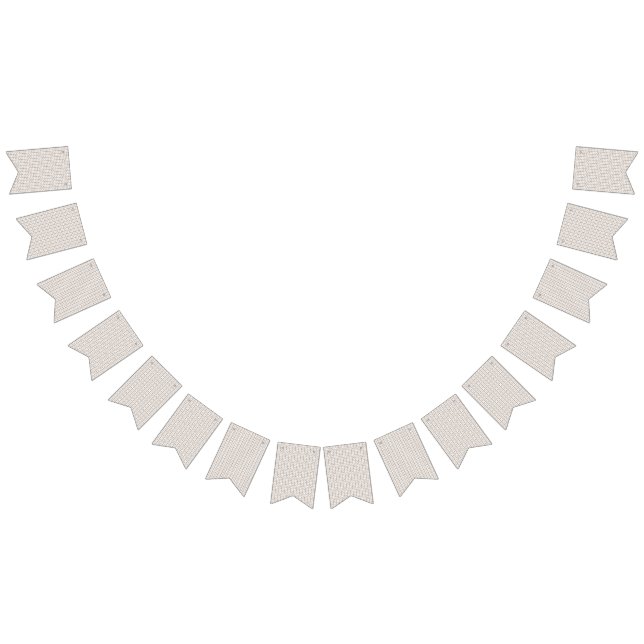 a white background with a brown pattern on it bunting  (All)