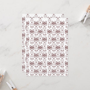  a white background with a red pattern on it invitation