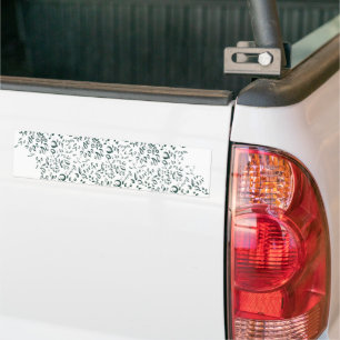 a white background with lots of drops of water bumper sticker