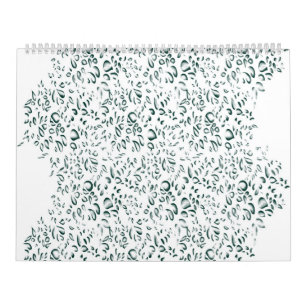 a white background with lots of drops of water calendar