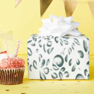 a white background with lots of drops of water wrapping paper