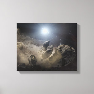 A white dwarf star canvas print