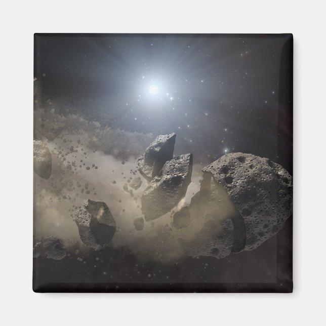 A white dwarf star magnet (Front)