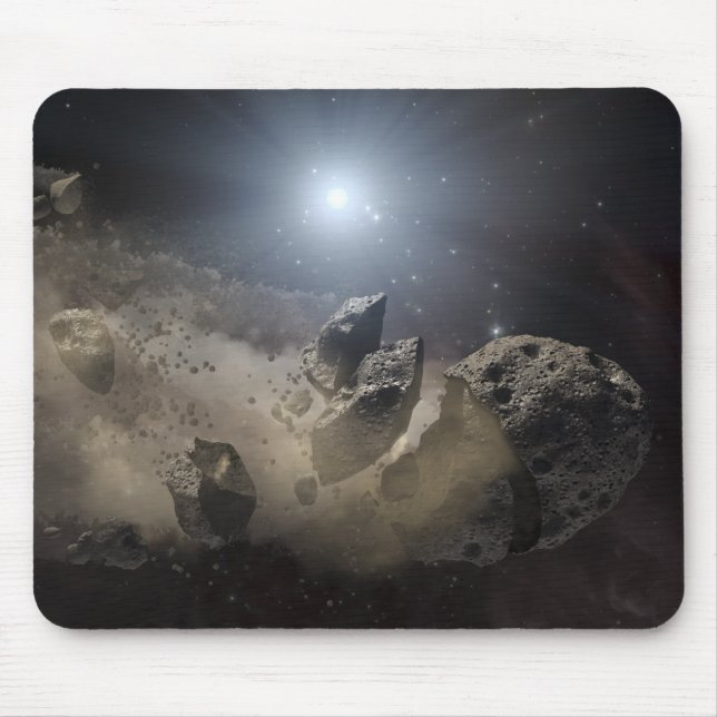 A white dwarf star mouse mat (Front)